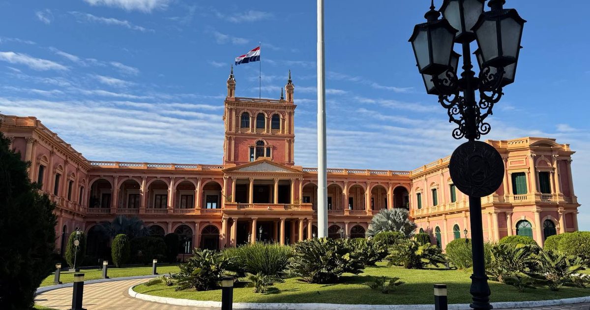 Palacio de los López, sede del Gobierno, en Asunción