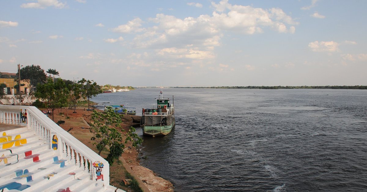 Zona del antiguo puerto de Concepción, sobre la ribera del río Paraguay
