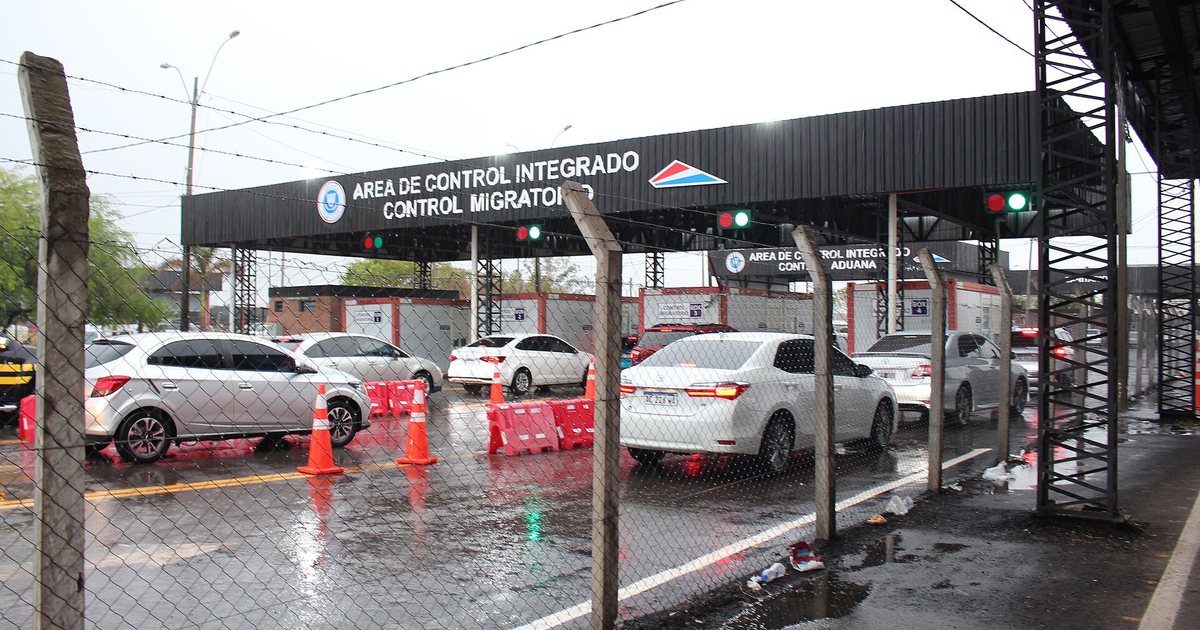 Área de control integrado de la aduana paraguaya de José Falcón, en Presidente Hayes