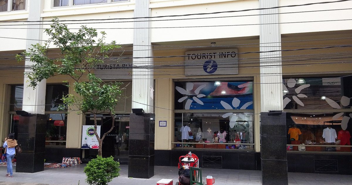Fachada de la sede de la Secretaría Nacional de Turismo (Senatur), sobre la calle Palma, en el centro de Asunción