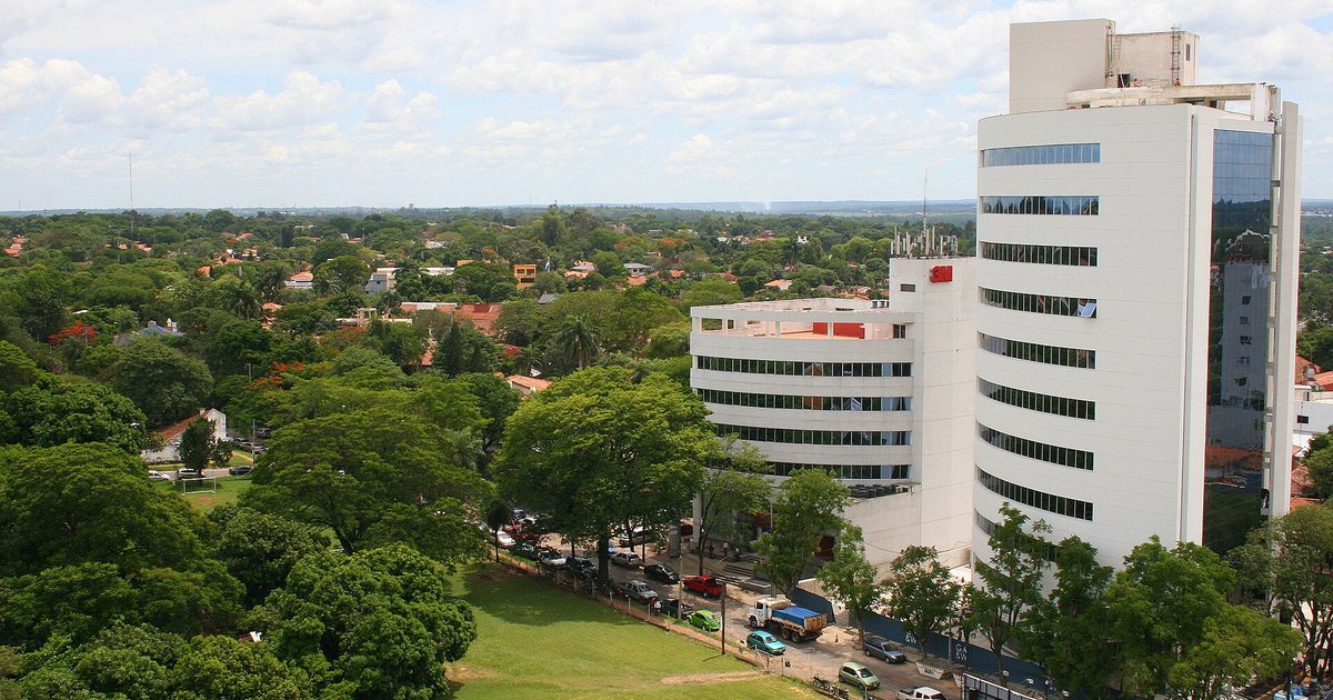 Edificios del distrito de negocios de Asunción