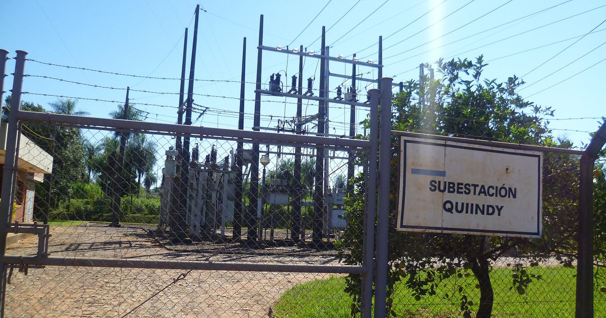Subestación de la ANDE en Quiindy, Paraguarí