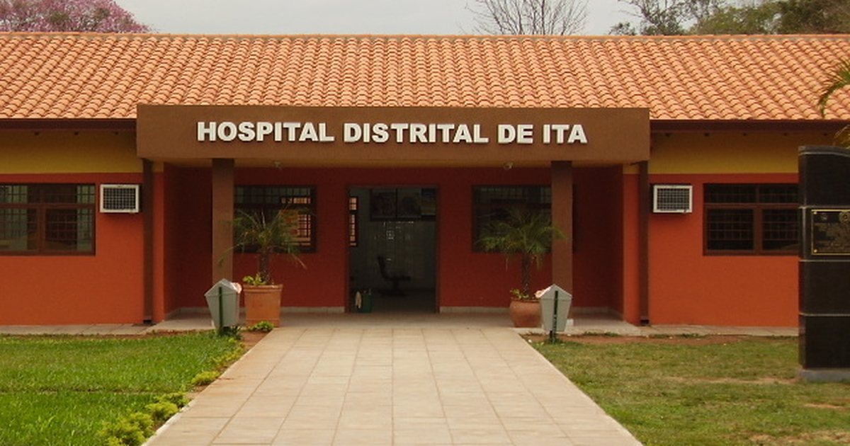 Entrada del Hospital Distrital de Itá, hospital público del departamento Central