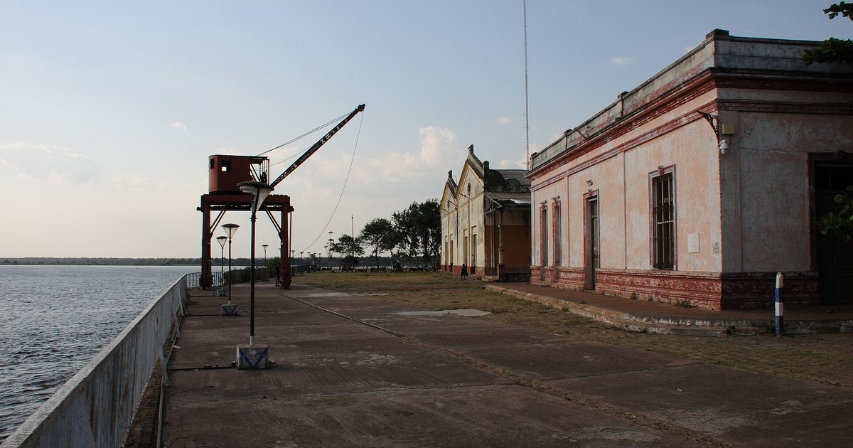 Puerto de Concepción sobre el río Paraguay