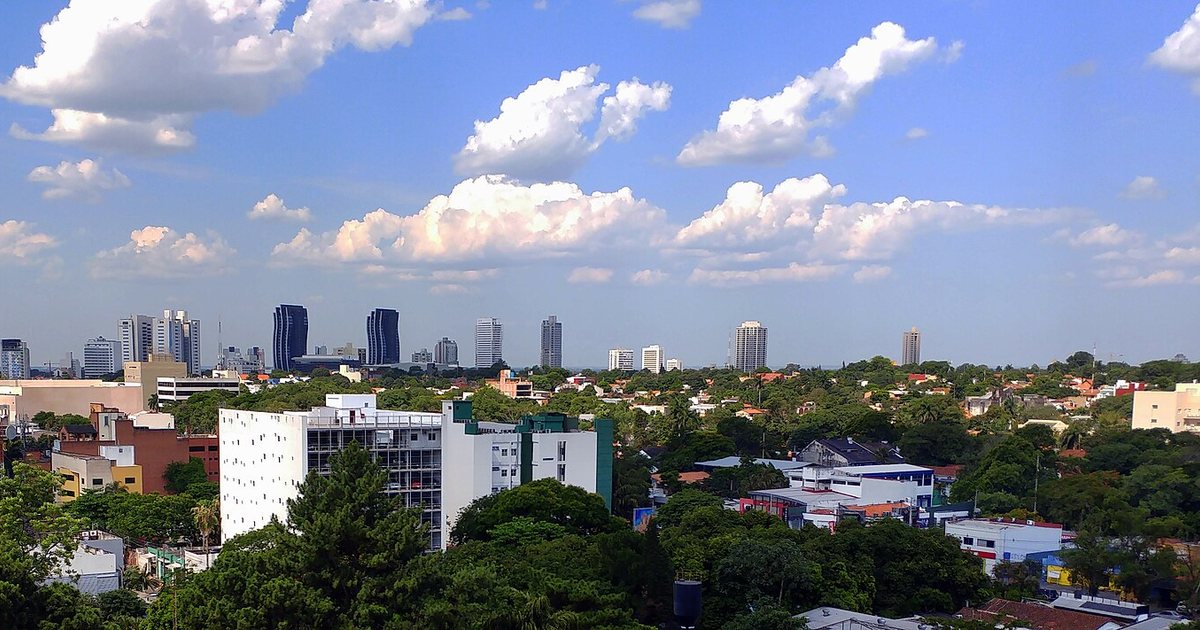 Torres de oficinas del distrito de negocios de Asunción