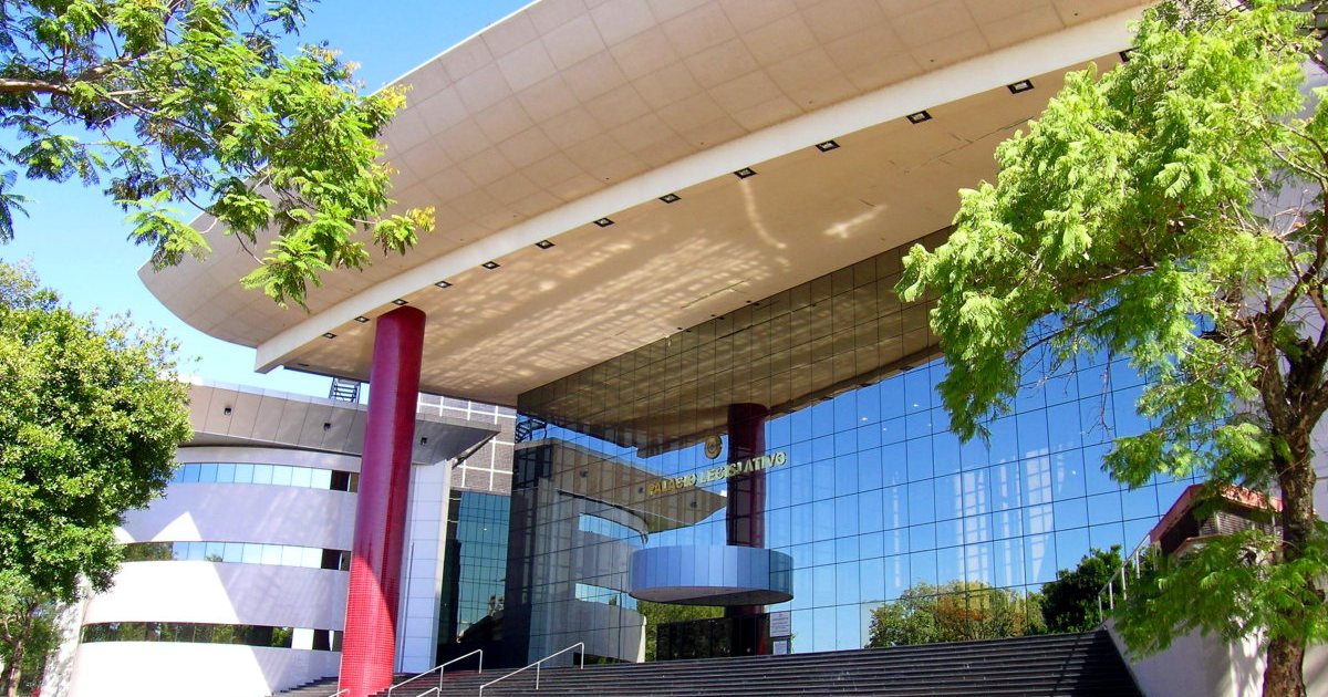 Edificio del Congreso Nacional, sede del Senado, en Asunción