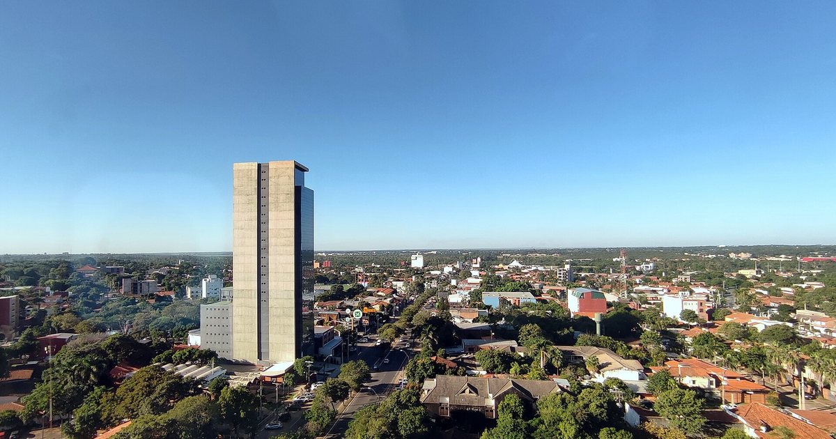 Vista de la avenida Aviadores del Chaco, en Asunción