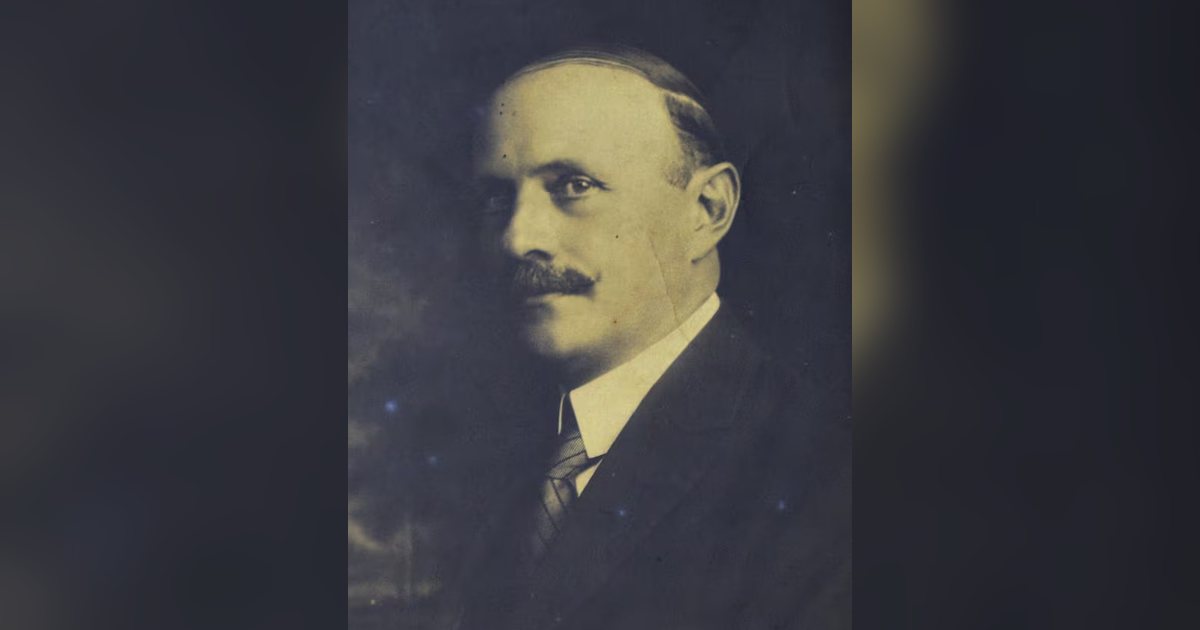 Retrato de Andrés Barbero, fundador de la Sociedad Científica del Paraguay, en la década de 1920